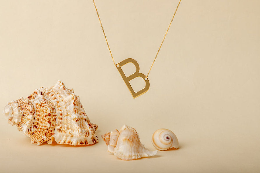 Athea Slanted Alphabet Necklace