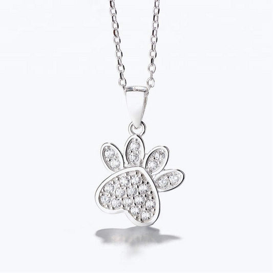 Merry Paw Print Necklace