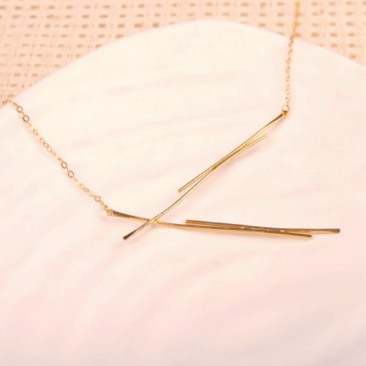 The Crosscut Rope Necklace